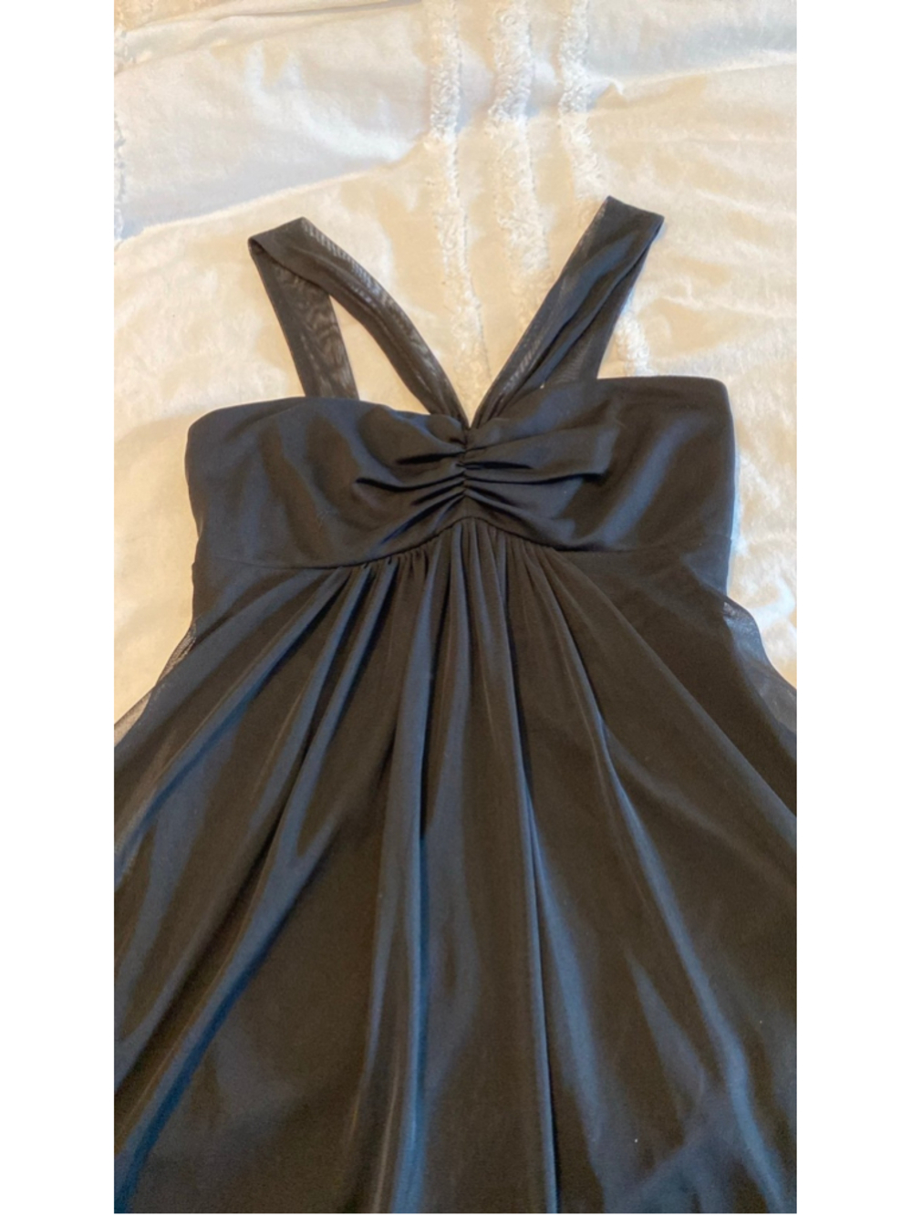 Black sleeveless dress